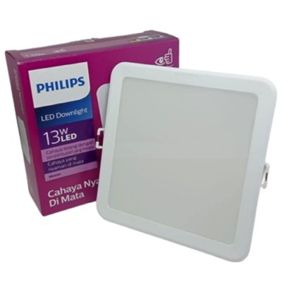 PHILIPS MESON 13W 5"/125MM LED RECESSED DOWNLIGHT SQUARE